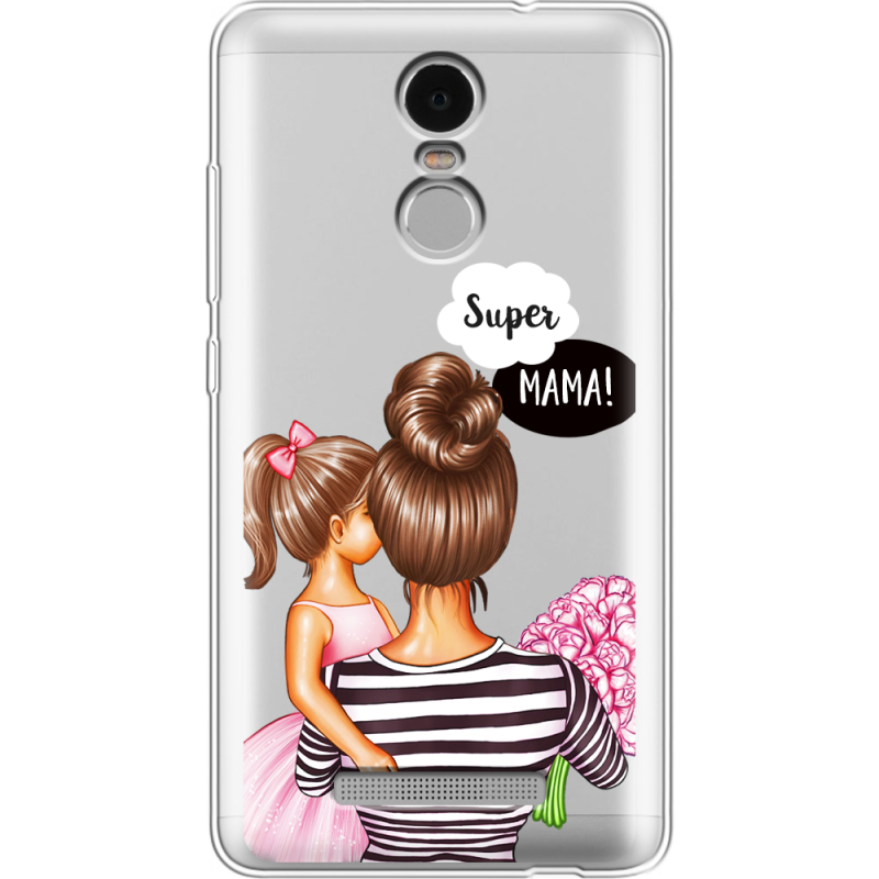 Прозрачный чехол Uprint Xiaomi Redmi Note 3 / Note 3 Pro Super Mama and Daughter