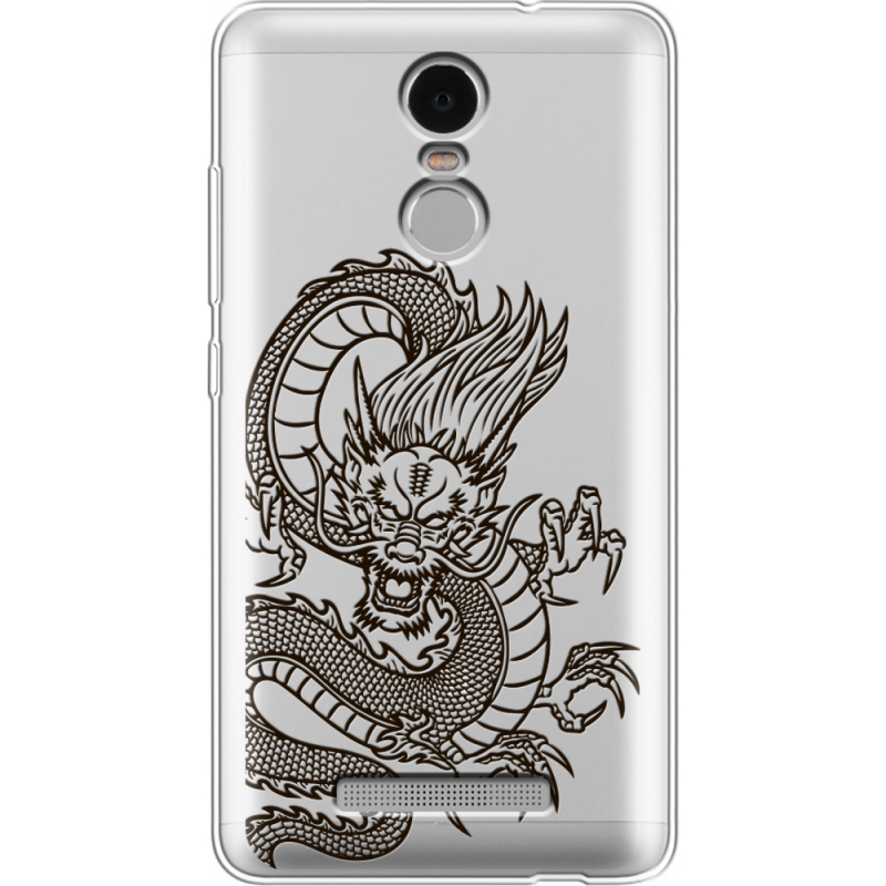 Прозрачный чехол Uprint Xiaomi Redmi Note 3 / Note 3 Pro Chinese Dragon