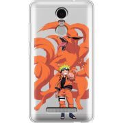 Прозрачный чехол Uprint Xiaomi Redmi Note 3 / Note 3 Pro Naruto and Kurama