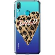 Прозрачный чехол Uprint Huawei Y7 2019 Wild Love