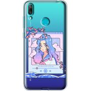 Прозрачный чехол Uprint Huawei Y7 2019 The Sakuras Will Cry For You