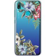 Прозрачный чехол Uprint Huawei Y7 2019 Floral