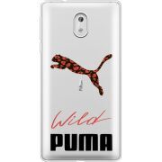 Прозрачный чехол Uprint Nokia 3 Wild Cat