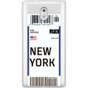 Прозрачный чехол Uprint Nokia 3 Ticket New York