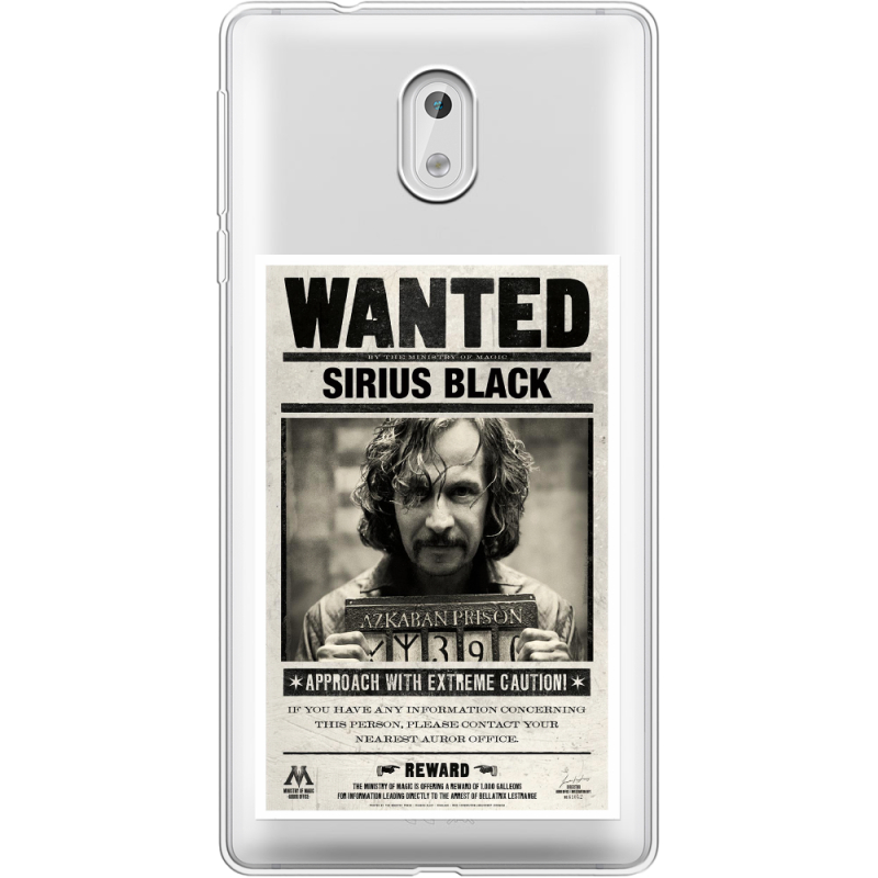 Прозрачный чехол Uprint Nokia 3 Sirius Black