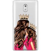 Прозрачный чехол Uprint Nokia 3 Queen and Princess