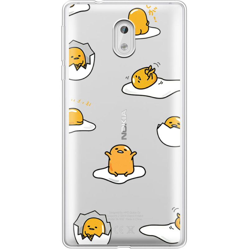 Прозрачный чехол Uprint Nokia 3 Gudetama