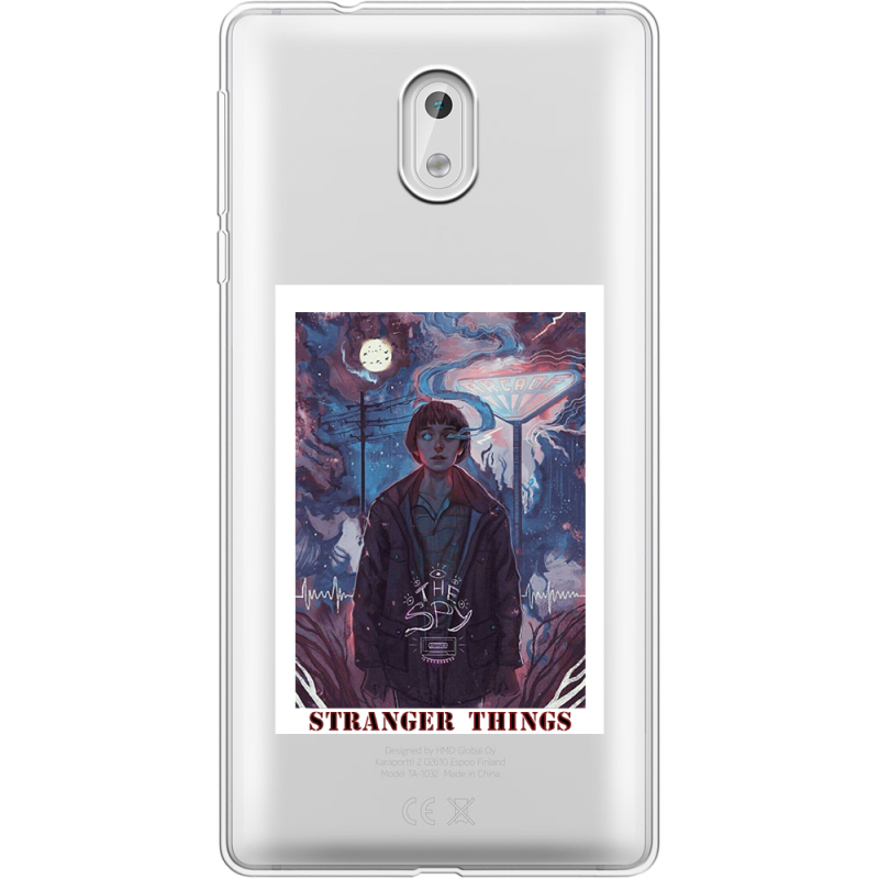 Прозрачный чехол Uprint Nokia 3 Stranger Things