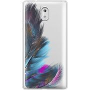 Прозрачный чехол Uprint Nokia 3 Feathers