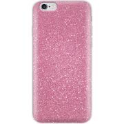 Чехол с блёстками Apple iPhone 6 / 6s Розовый