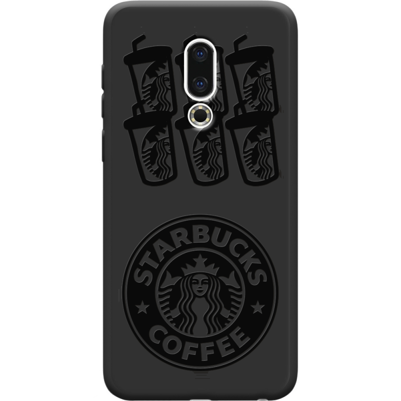 Черный чехол Uprint Meizu 16th Black Coffee
