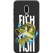 Черный чехол Uprint Meizu 16th Fish