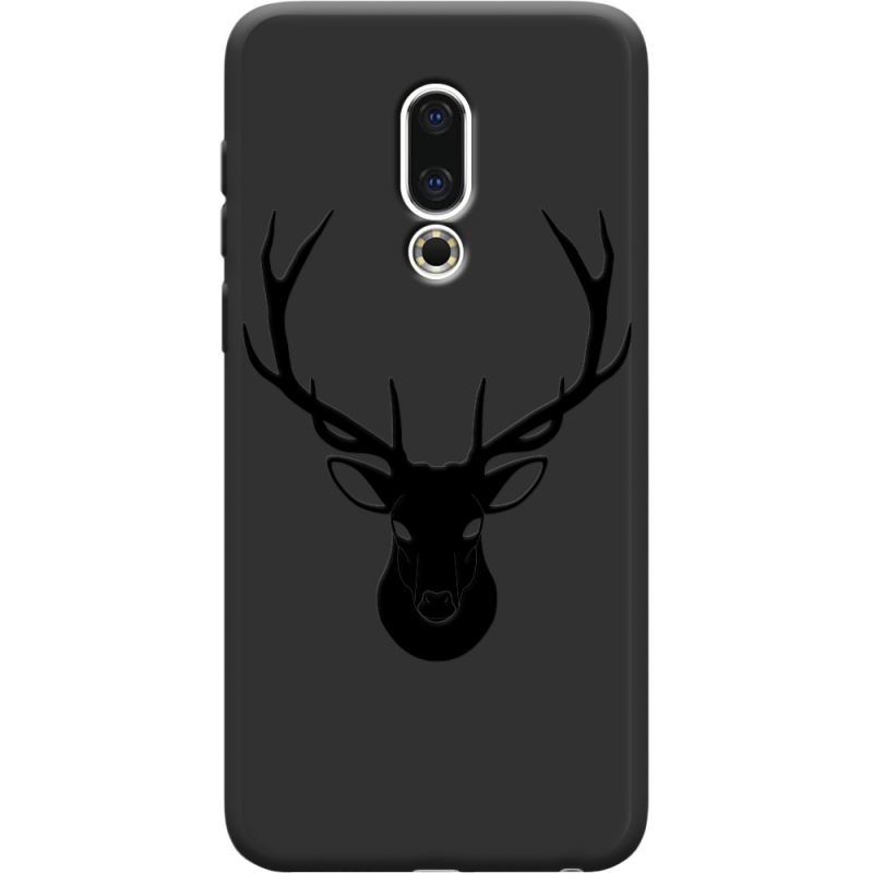 Черный чехол Uprint Meizu 16th Deer