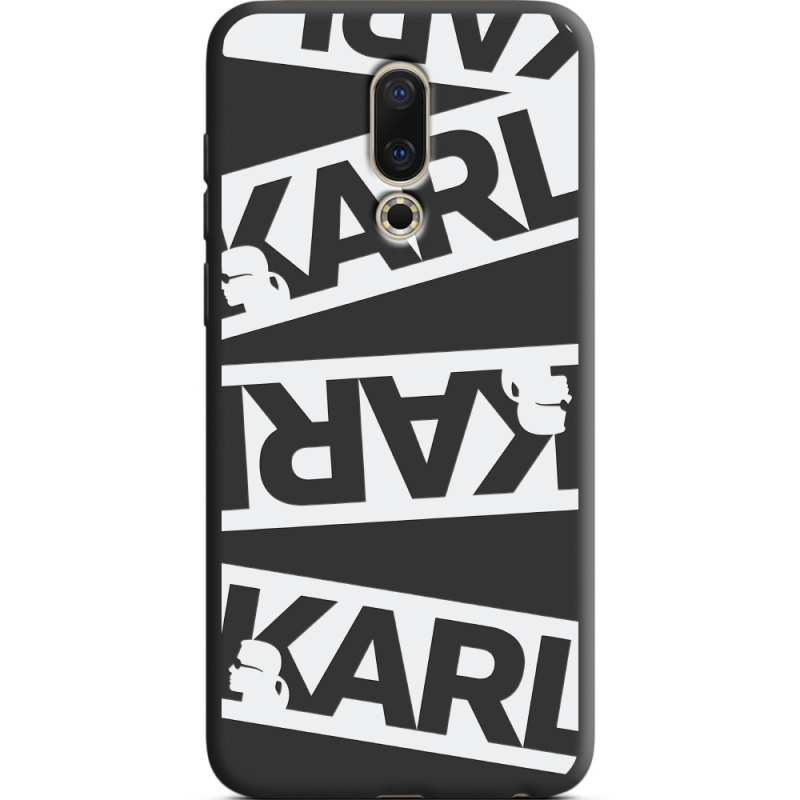 Черный чехол Uprint Meizu 16 White Karl