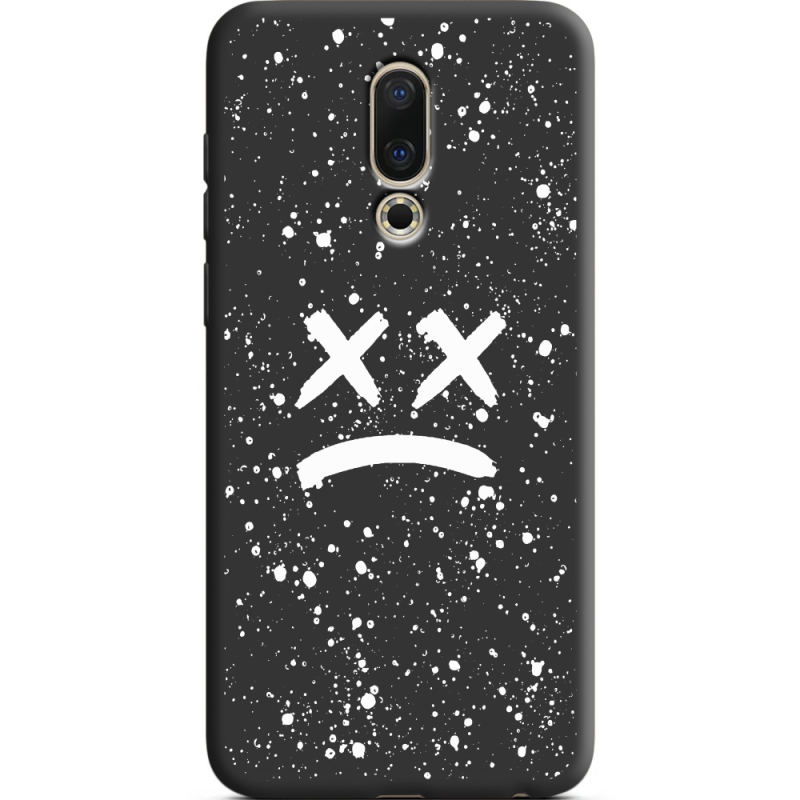 Черный чехол Uprint Meizu 16 Sad Way