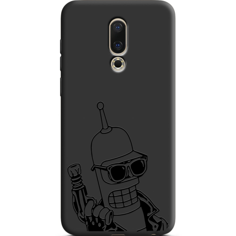 Черный чехол Uprint Meizu 16 