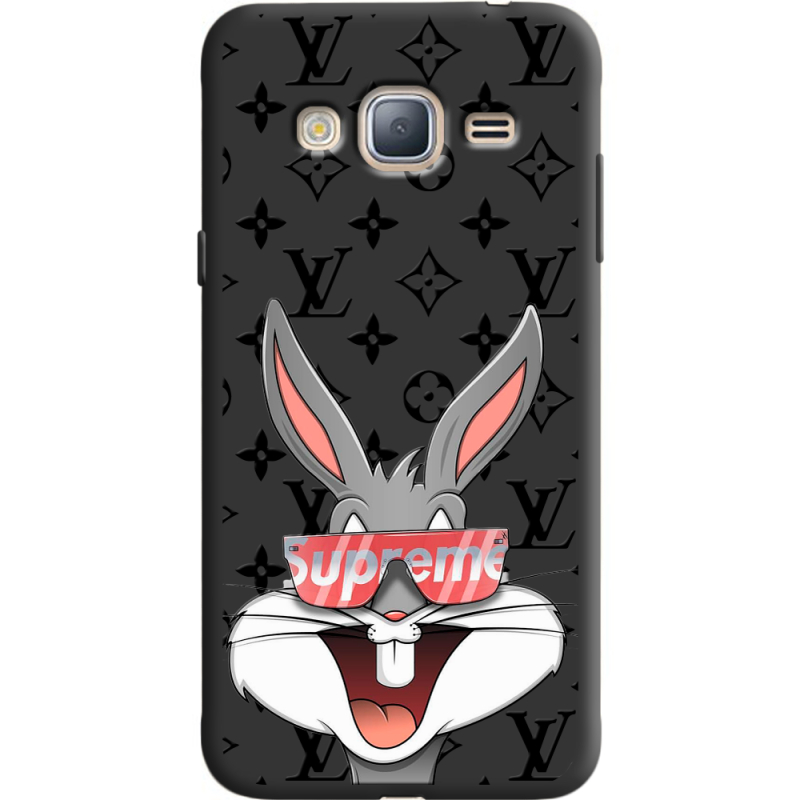 Черный чехол Uprint Samsung J320 Galaxy J3 looney bunny