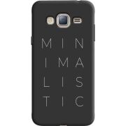 Черный чехол Uprint Samsung J320 Galaxy J3 Minimalistic