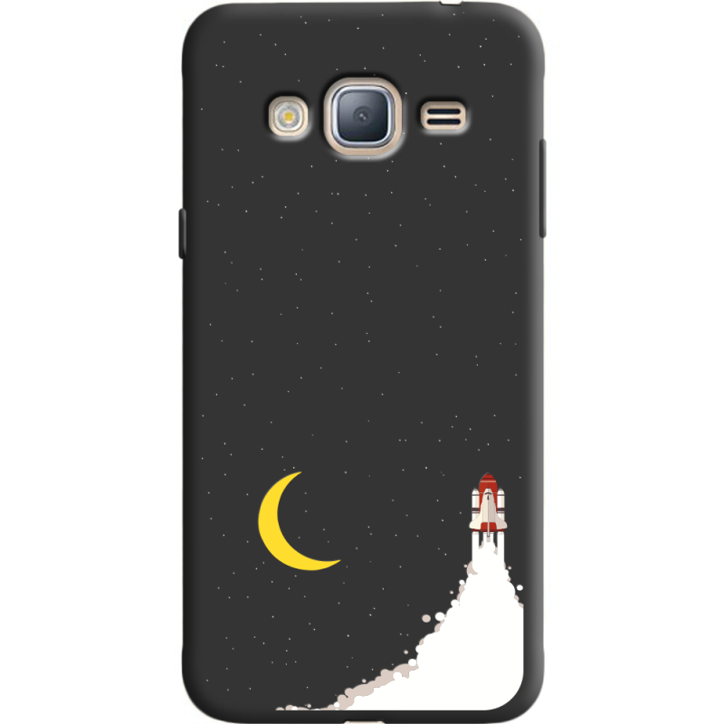 Черный чехол Uprint Samsung J320 Galaxy J3 Meet The Stars