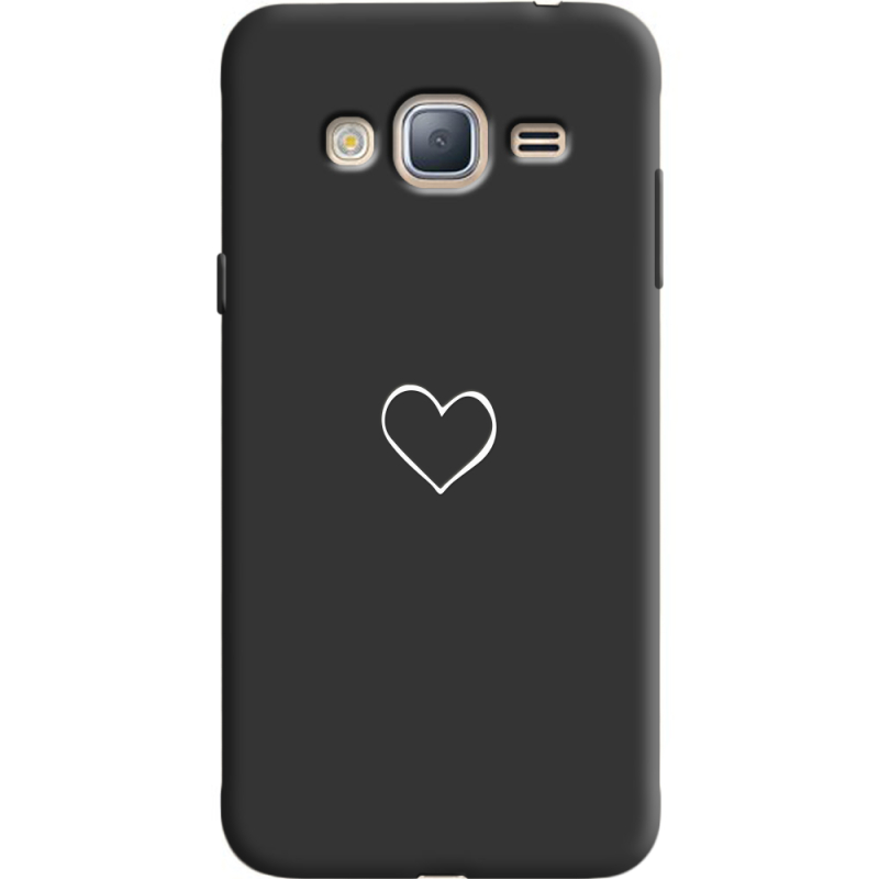 Черный чехол Uprint Samsung J320 Galaxy J3 My Heart