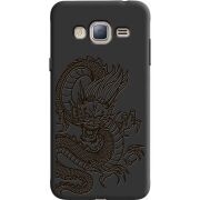 Черный чехол Uprint Samsung J320 Galaxy J3 Chinese Dragon
