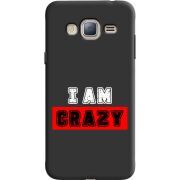 Черный чехол Uprint Samsung J320 Galaxy J3 I'm Crazy