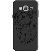 Черный чехол Uprint Samsung J320 Galaxy J3 Lion