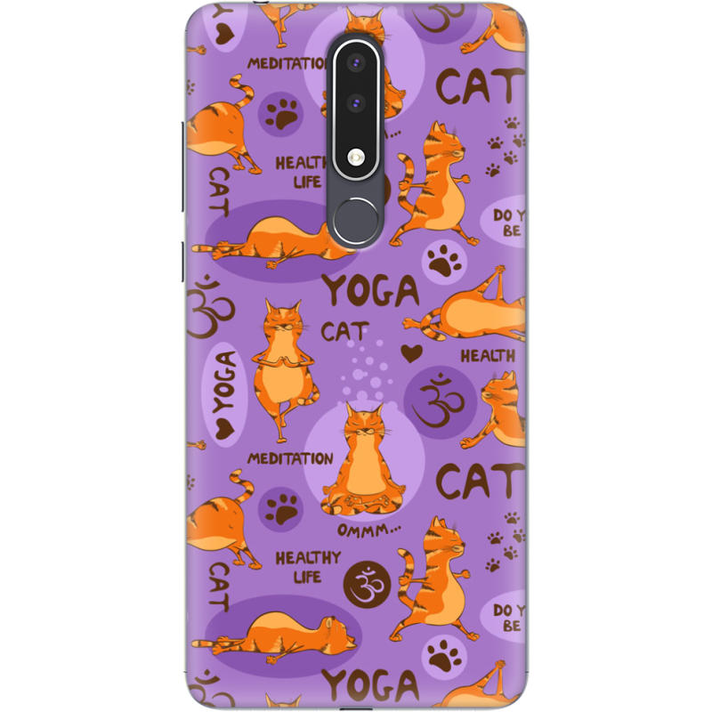 Чехол Uprint Nokia 3.1 Plus Yoga Cat