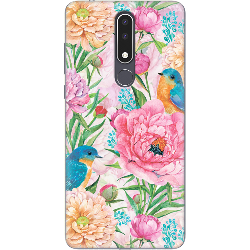 Чехол Uprint Nokia 3.1 Plus Birds in Flowers