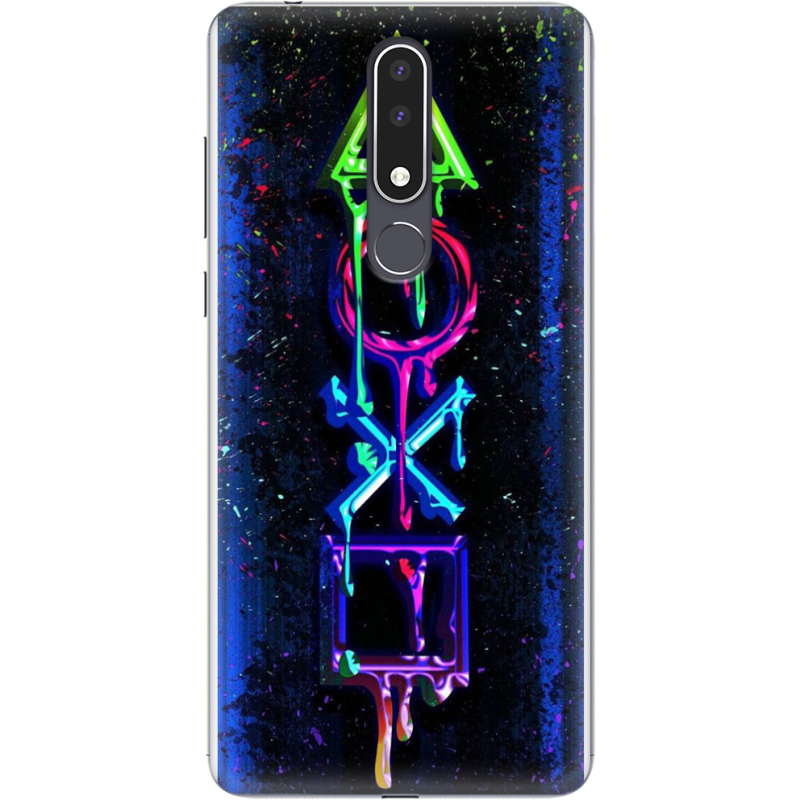 Чехол Uprint Nokia 3.1 Plus Graffiti symbols