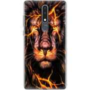 Чехол Uprint Nokia 3.1 Plus Fire Lion