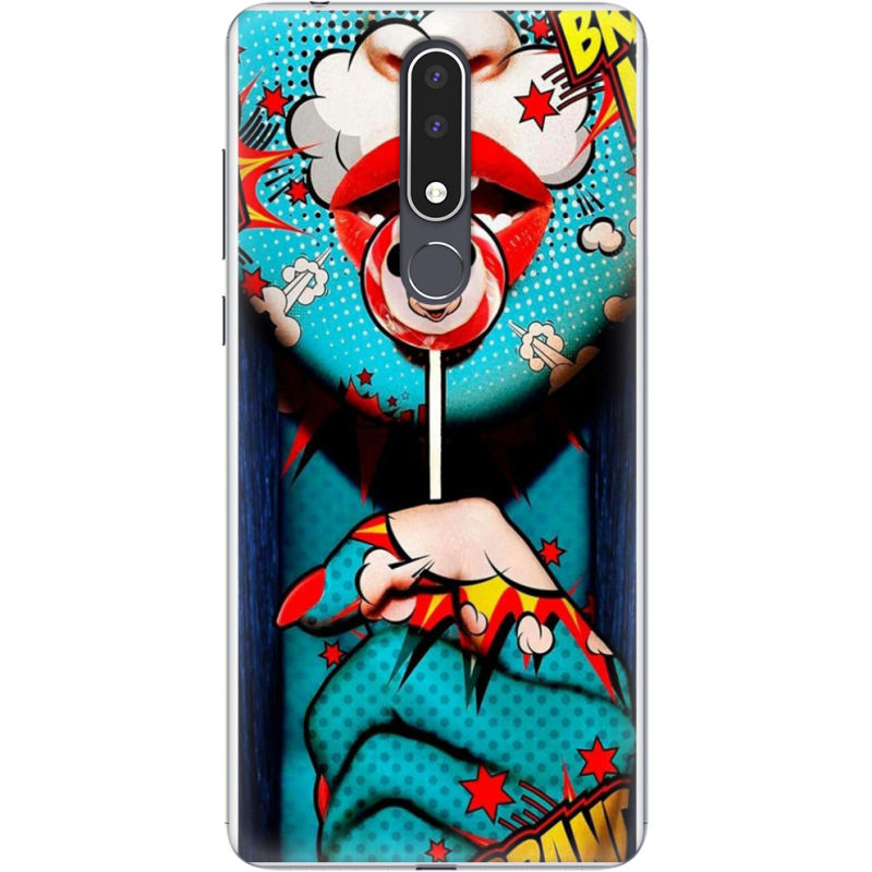 Чехол Uprint Nokia 3.1 Plus Girl Pop Art