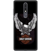 Чехол Uprint Nokia 3.1 Plus Harley Davidson and eagle