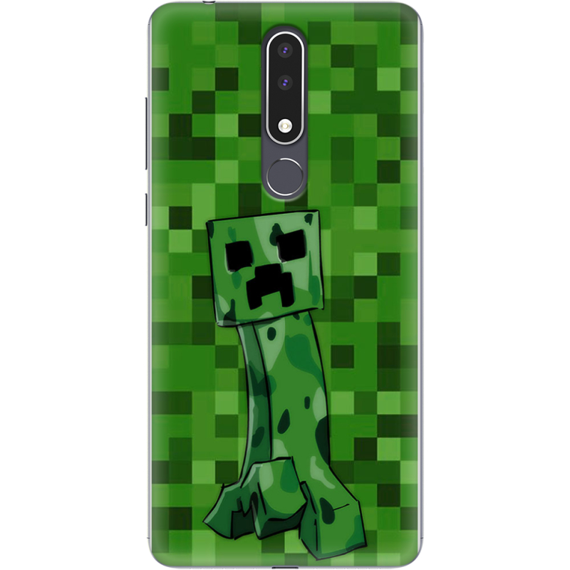 Чехол Uprint Nokia 3.1 Plus Minecraft Creeper