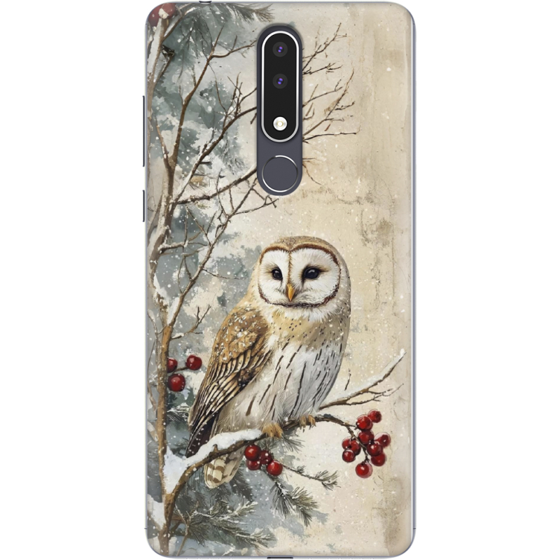 Чехол Uprint Nokia 3.1 Plus Christmas Owl