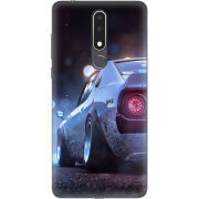 Чехол Uprint Nokia 3.1 Plus Silver Car