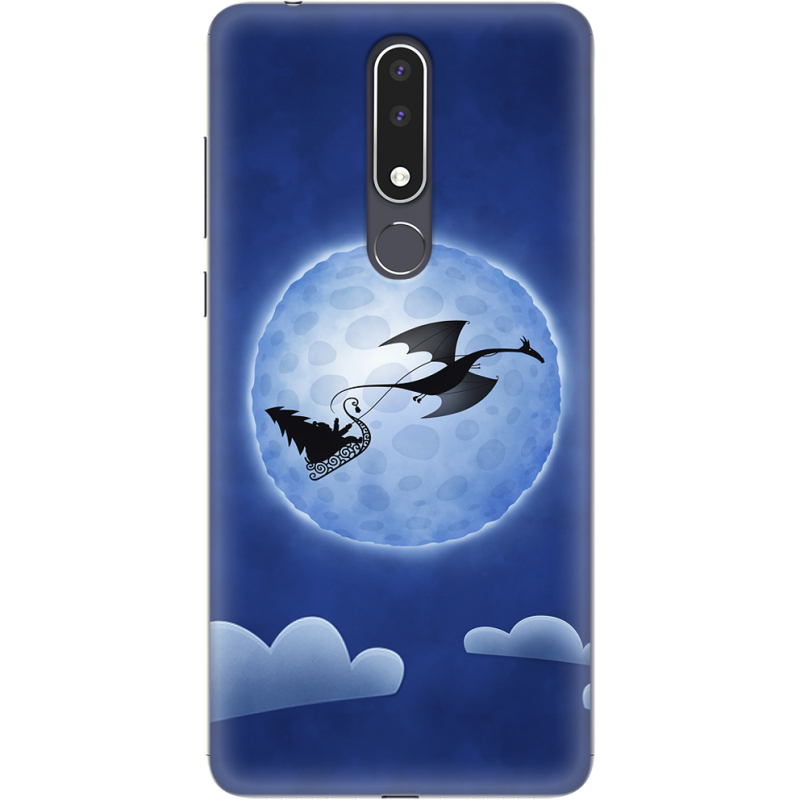 Чехол Uprint Nokia 3.1 Plus Christmas Dragon