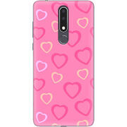 Чехол Uprint Nokia 3.1 Plus Sugar Hearts