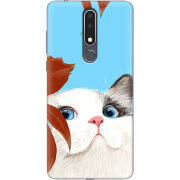 Чехол Uprint Nokia 3.1 Plus Wondering Cat