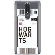 Прозрачный чехол Uprint Nokia 3.1 Plus Ticket Hogwarts