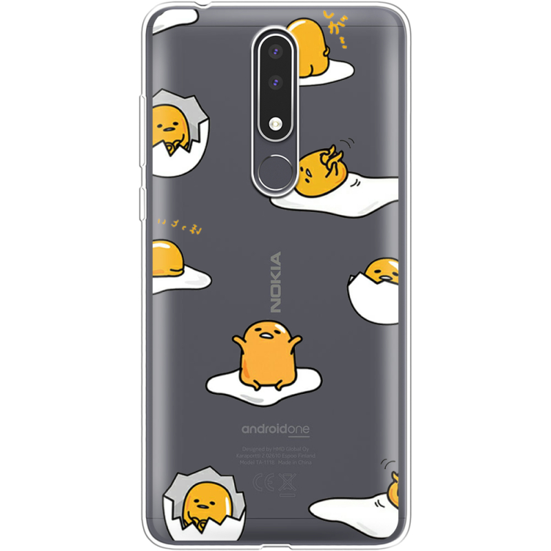 Прозрачный чехол Uprint Nokia 3.1 Plus Gudetama