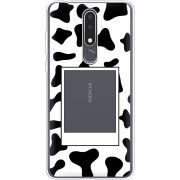 Прозрачный чехол Uprint Nokia 3.1 Plus Cow