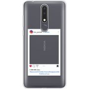 Прозрачный чехол Uprint Nokia 3.1 Plus Insta