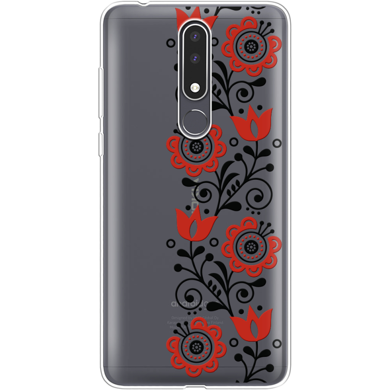 Прозрачный чехол Uprint Nokia 3.1 Plus Ethno Ornament