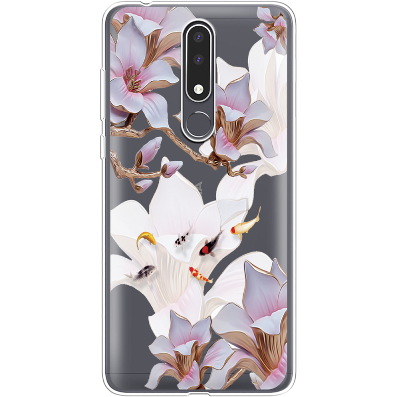 Прозрачный чехол Uprint Nokia 3.1 Plus Chinese Magnolia