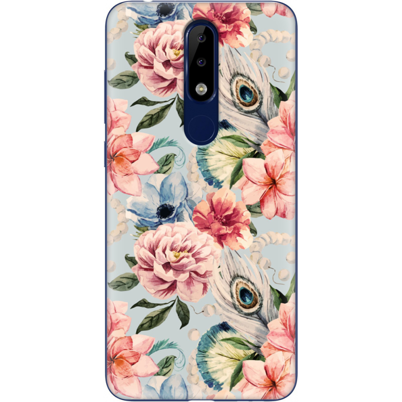 Чехол Uprint Nokia 5.1 Plus Rosy