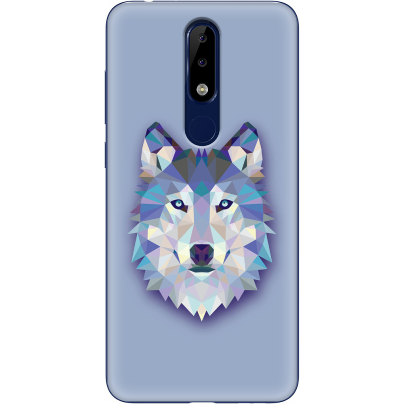 Чехол Uprint Nokia 5.1 Plus Wolfie