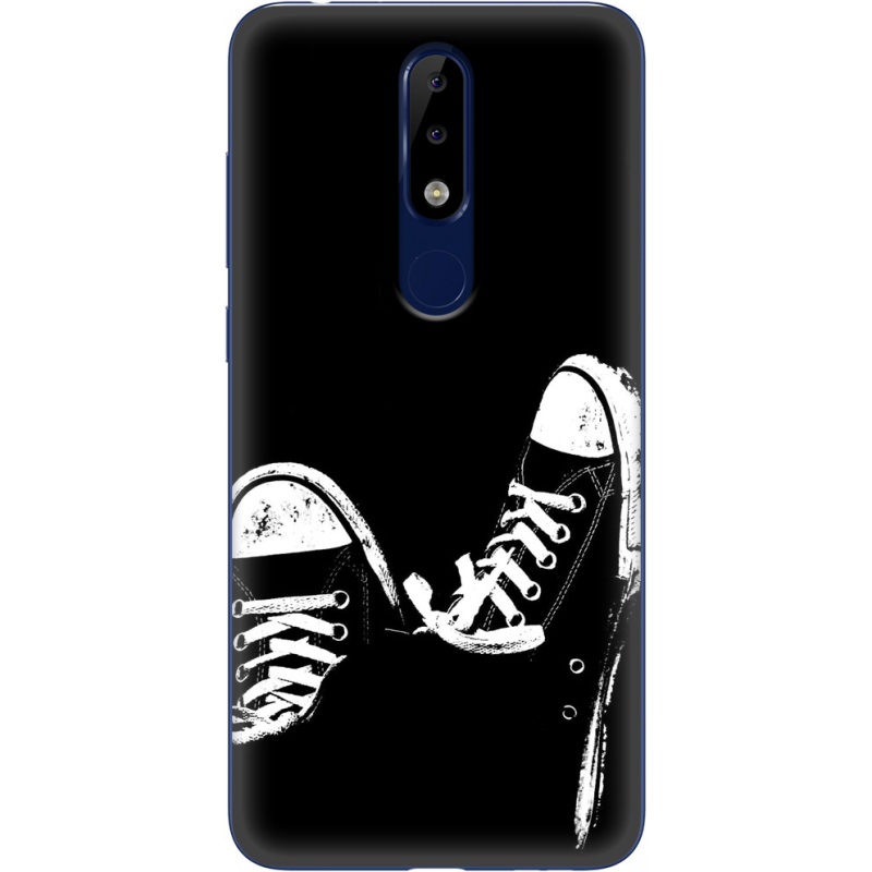Чехол Uprint Nokia 5.1 Plus Black Sneakers