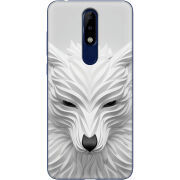 Чехол Uprint Nokia 5.1 Plus White Wolf