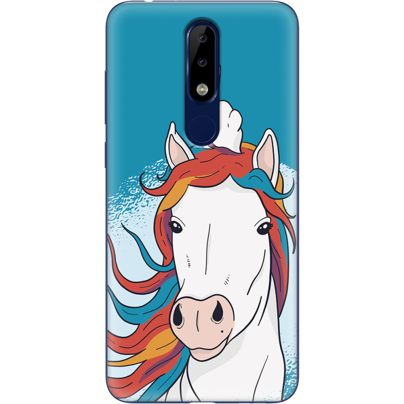 Чехол Uprint Nokia 5.1 Plus Fuck Unicorn